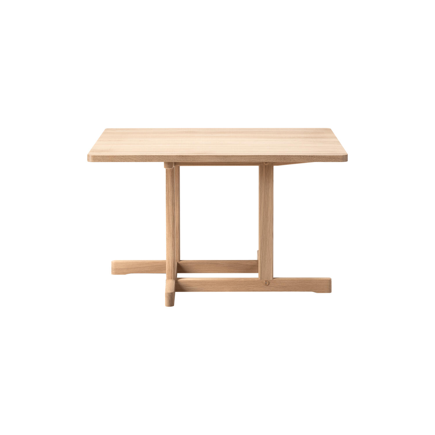 BM80 Mogensen Coffee Table 90x90 cm, s&aelig;bebehandlet eg