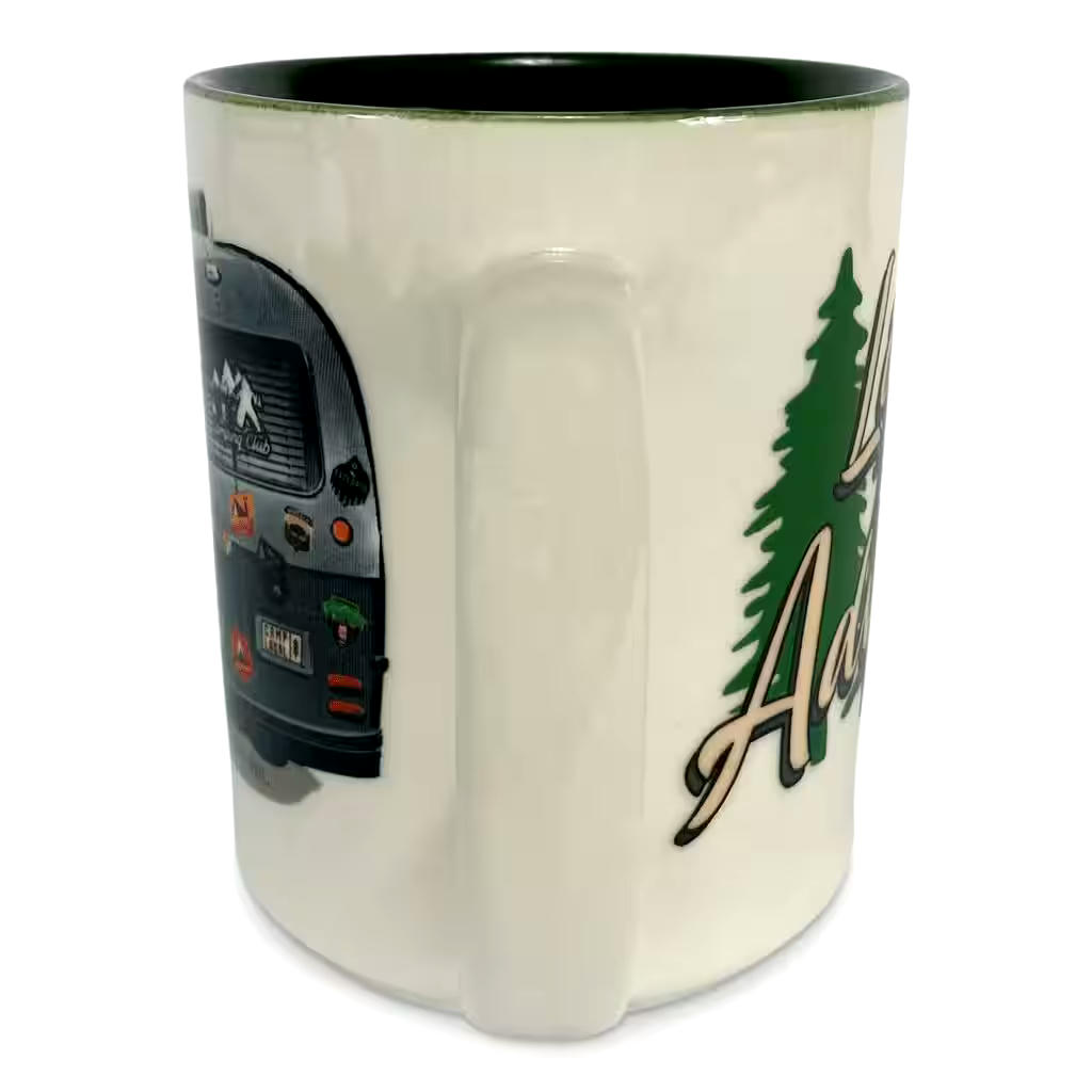 RIVERS EDGE Live the Adventure Ceramic Mug, 16-oz