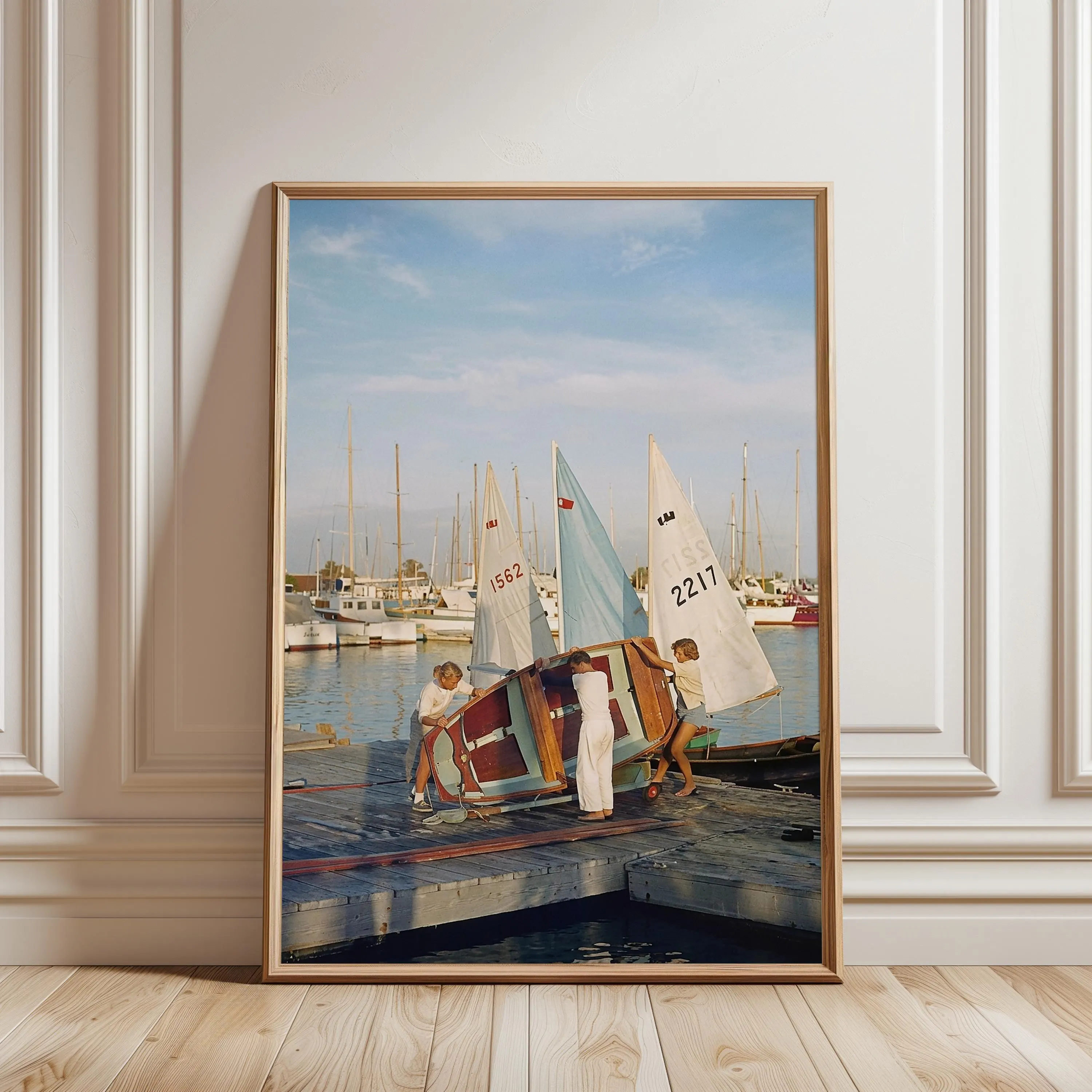 Sailboat Photography Print, Inspired Poster | Coastal Wall Art | Old Money Aesthetic Decor, Luxury Sailing