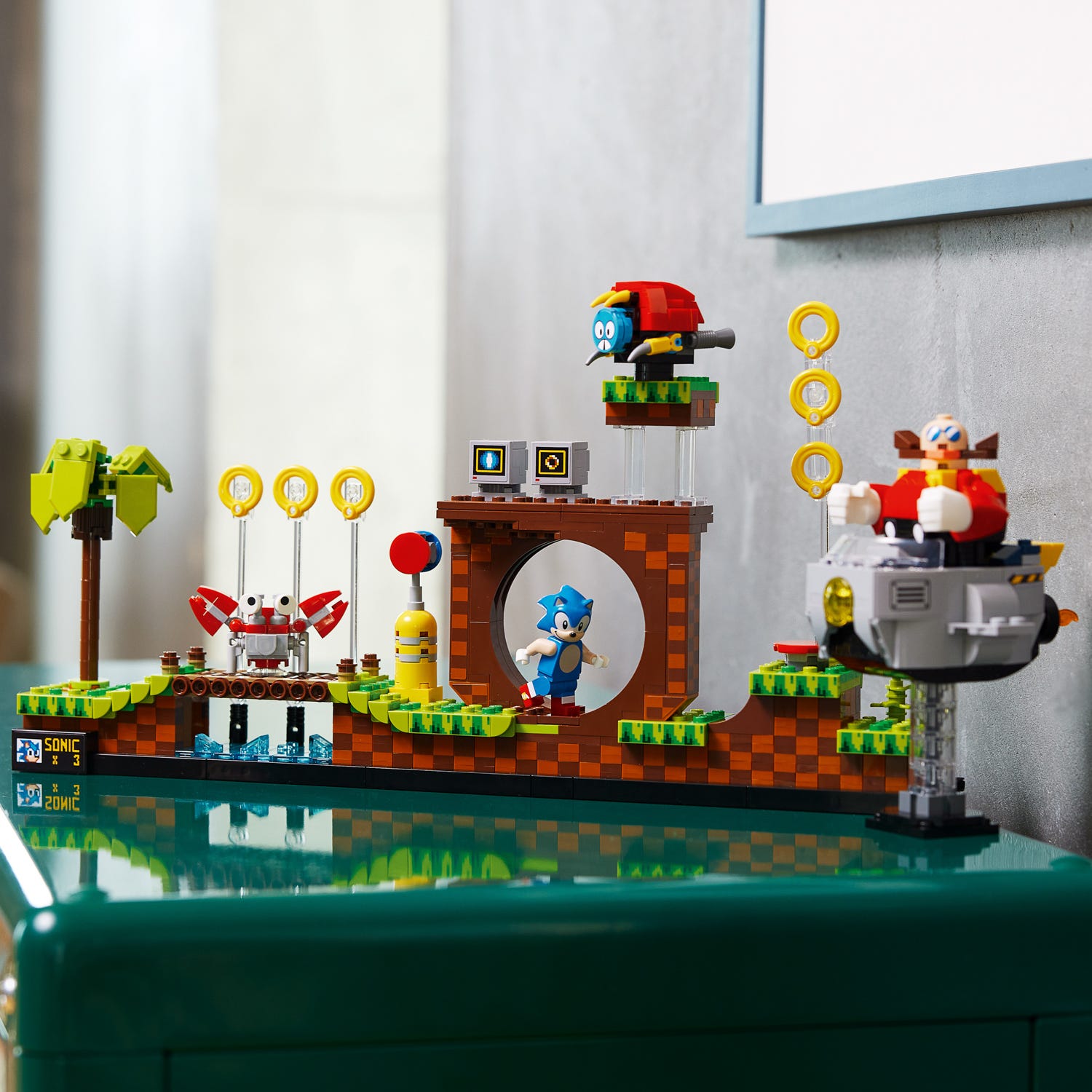 Sonic the Hedgehog Green Hill Zone da costruire Lego