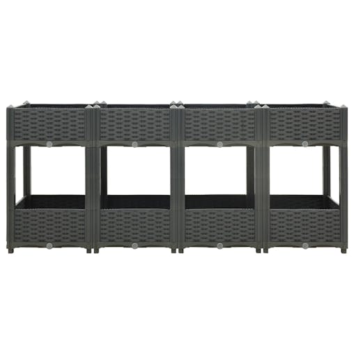 NNEVL Raised Bed 160x40x71 cm Polypropylene