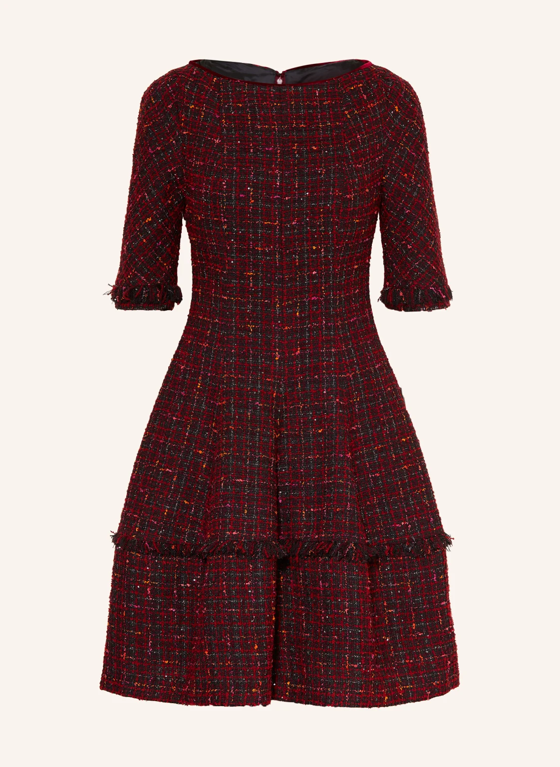 TALBOT RUNHOF Bouclé-Kleid mit Glitzergarn