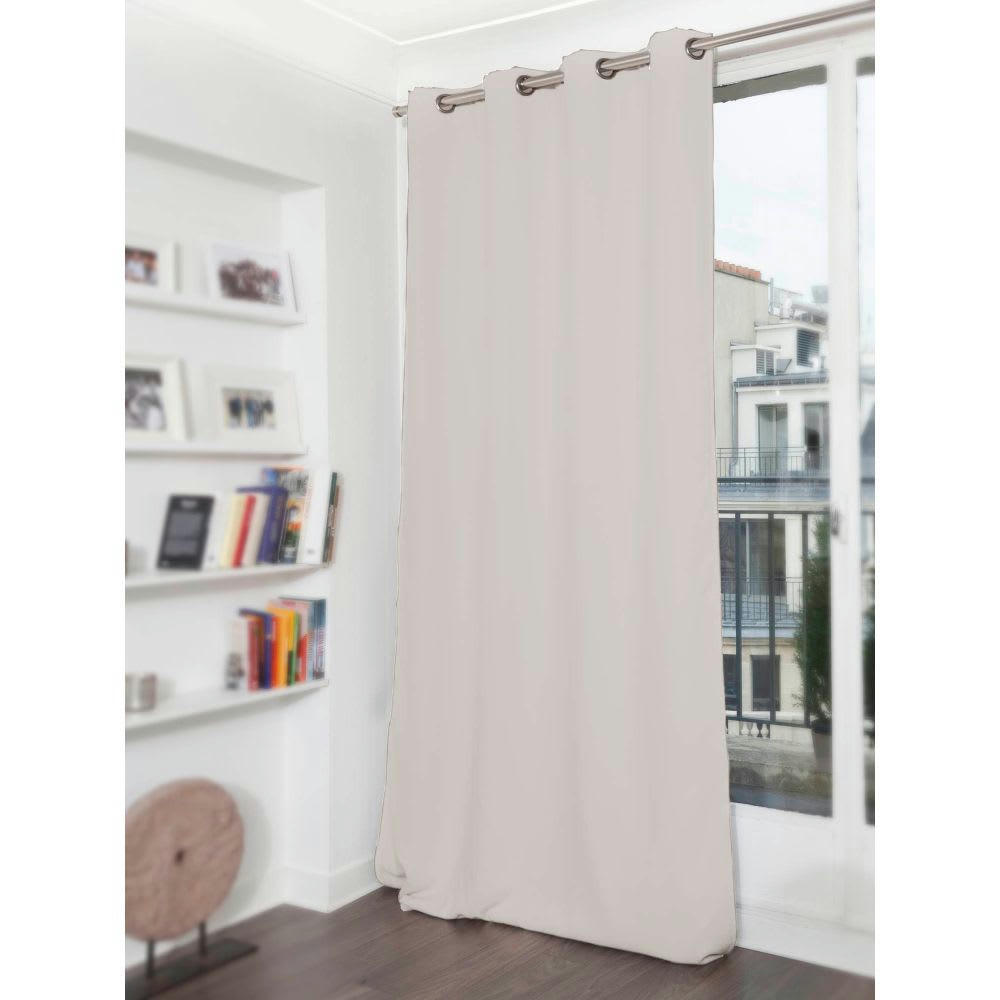 - Rideau phonique thermique occultant gris 140x260