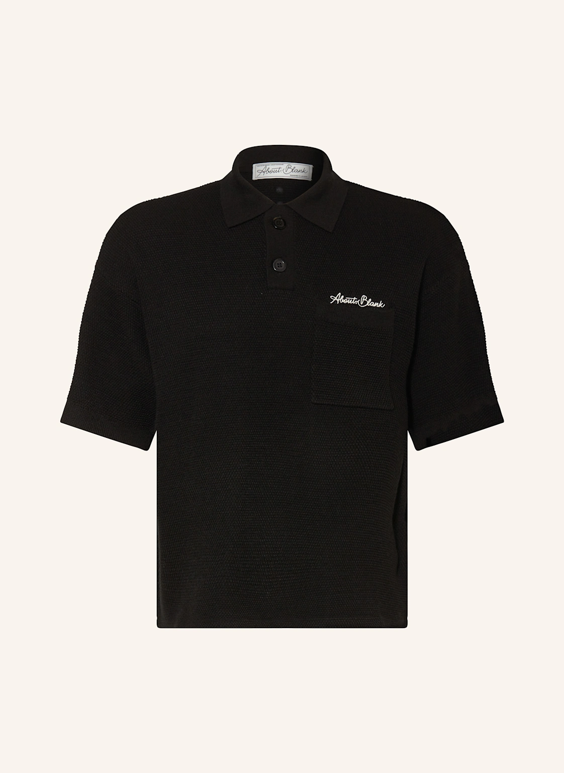 about:blank Piqué-Poloshirt Relaxed Fit