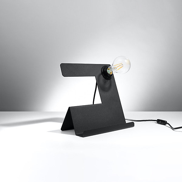 Lampes à poser - Lampe de table en Acier - INCLINA 90311 - Noir - IP20 - Max 15W LED - E27 - Style Industriel