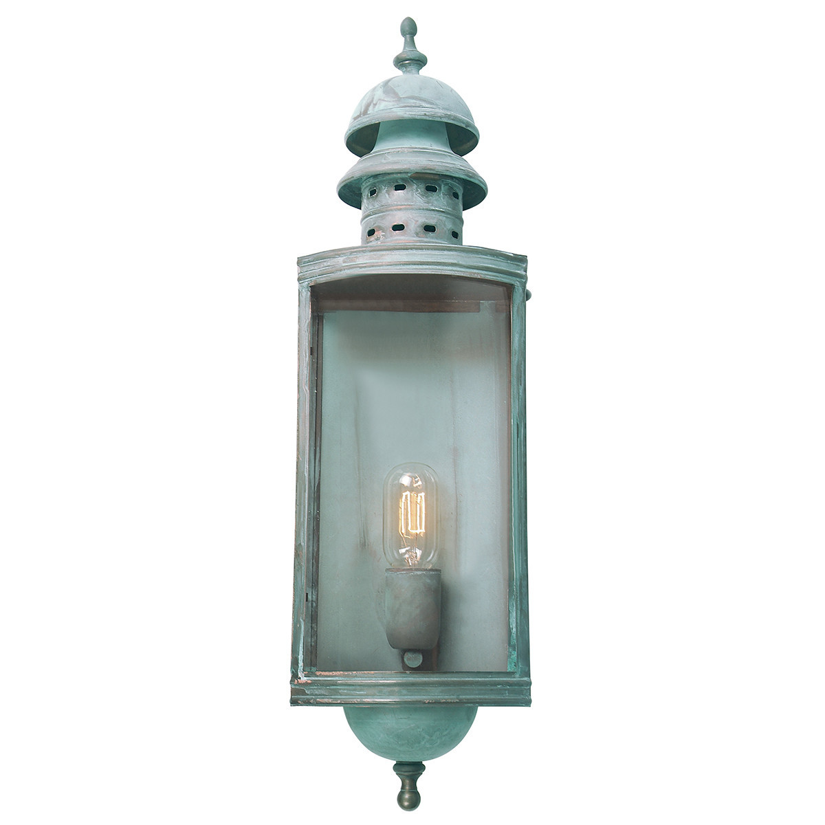 Kinkiet zewnętrznygrynszpan Downing Street 1xE27x60W IP44 Elstead