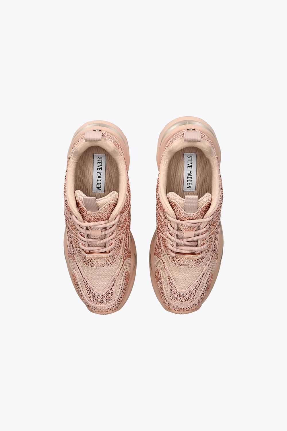 STEVE MADDEN Zonar Pink' Fabric Trainers