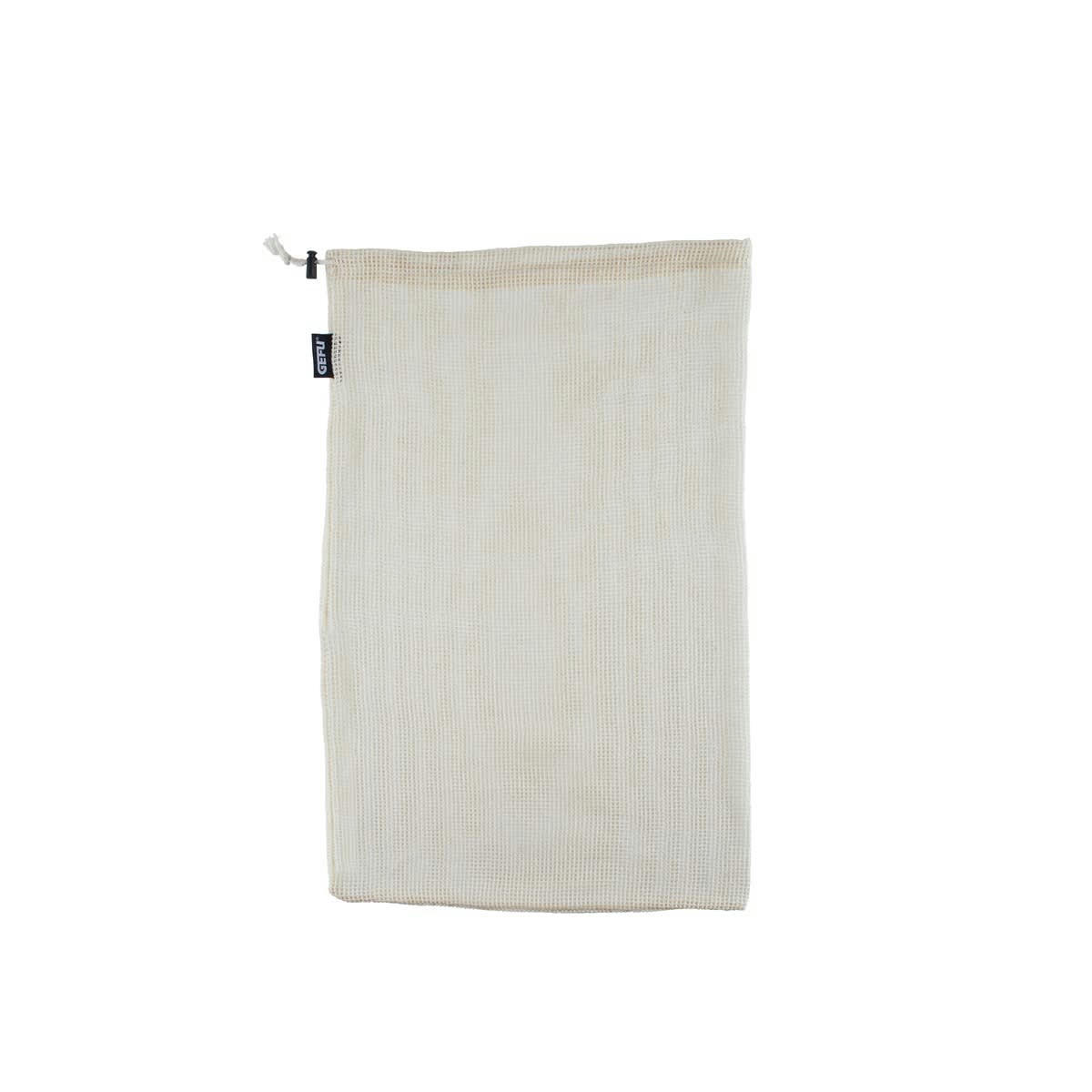 AWARE - Lot de 3 sacs réutilisables pour fruits en coton marron