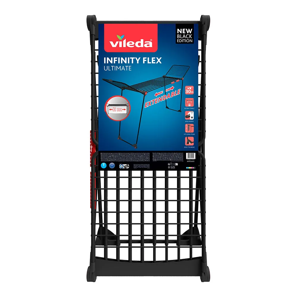 Vileda Infinity Flex Ultimate 30m laundry airer