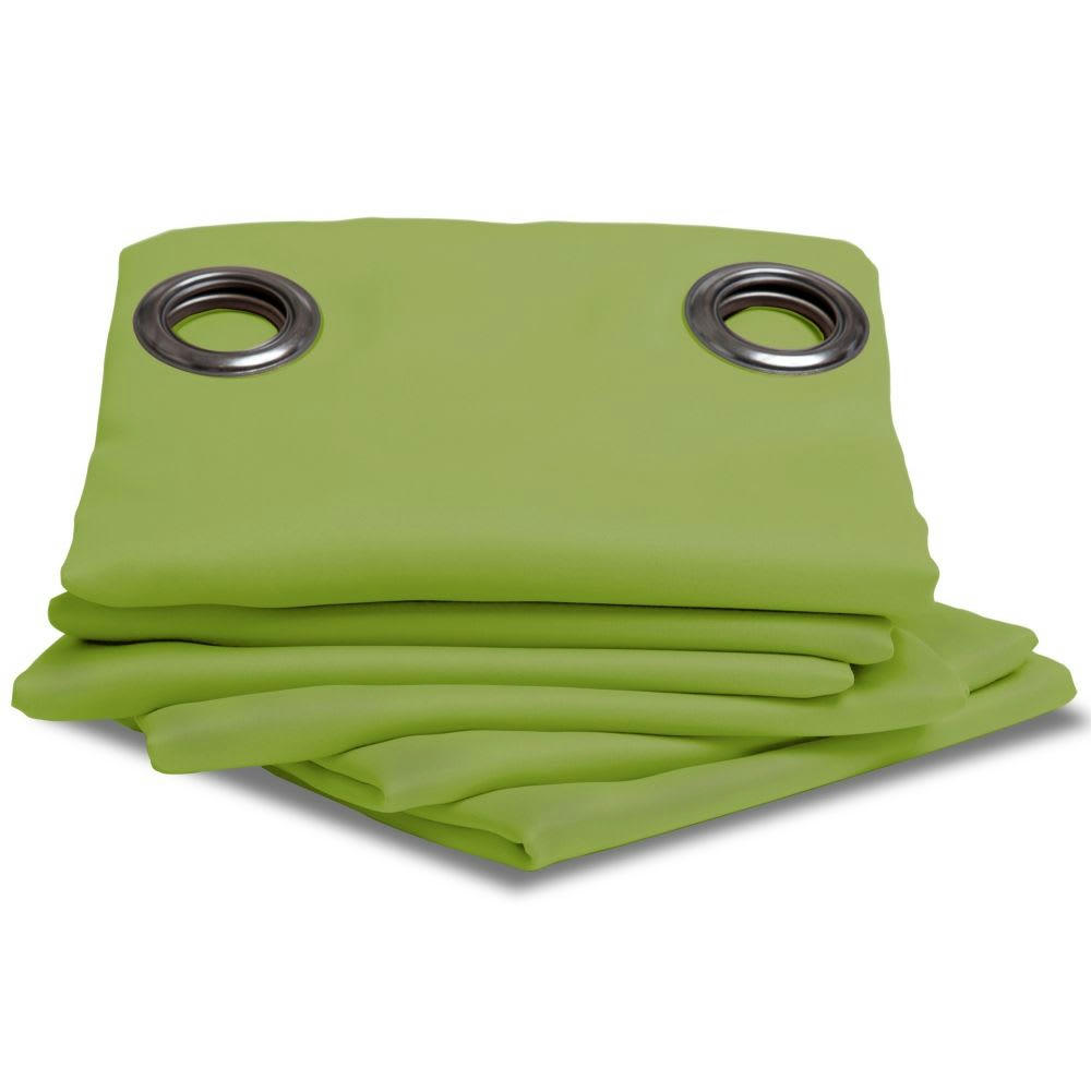 - Rideau occultant vert 140 x 180