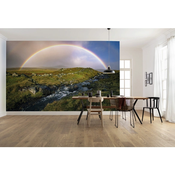 Vliestapete »Coloured Faeroer«, Breite 450 cm, seidenmatt