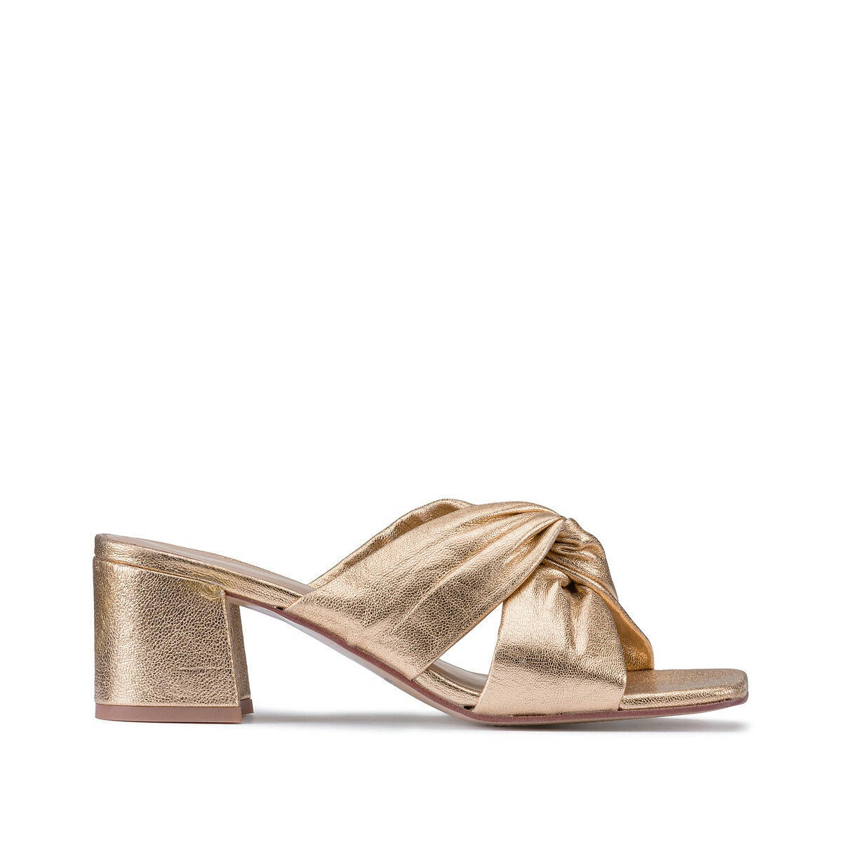 Mules en cuir
