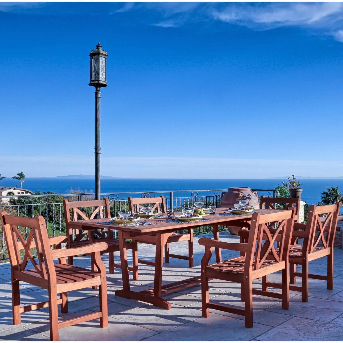 Surfside 91-inch Rectangular Extension Table and Armchair 7-piece Dining Set by Havenside Home