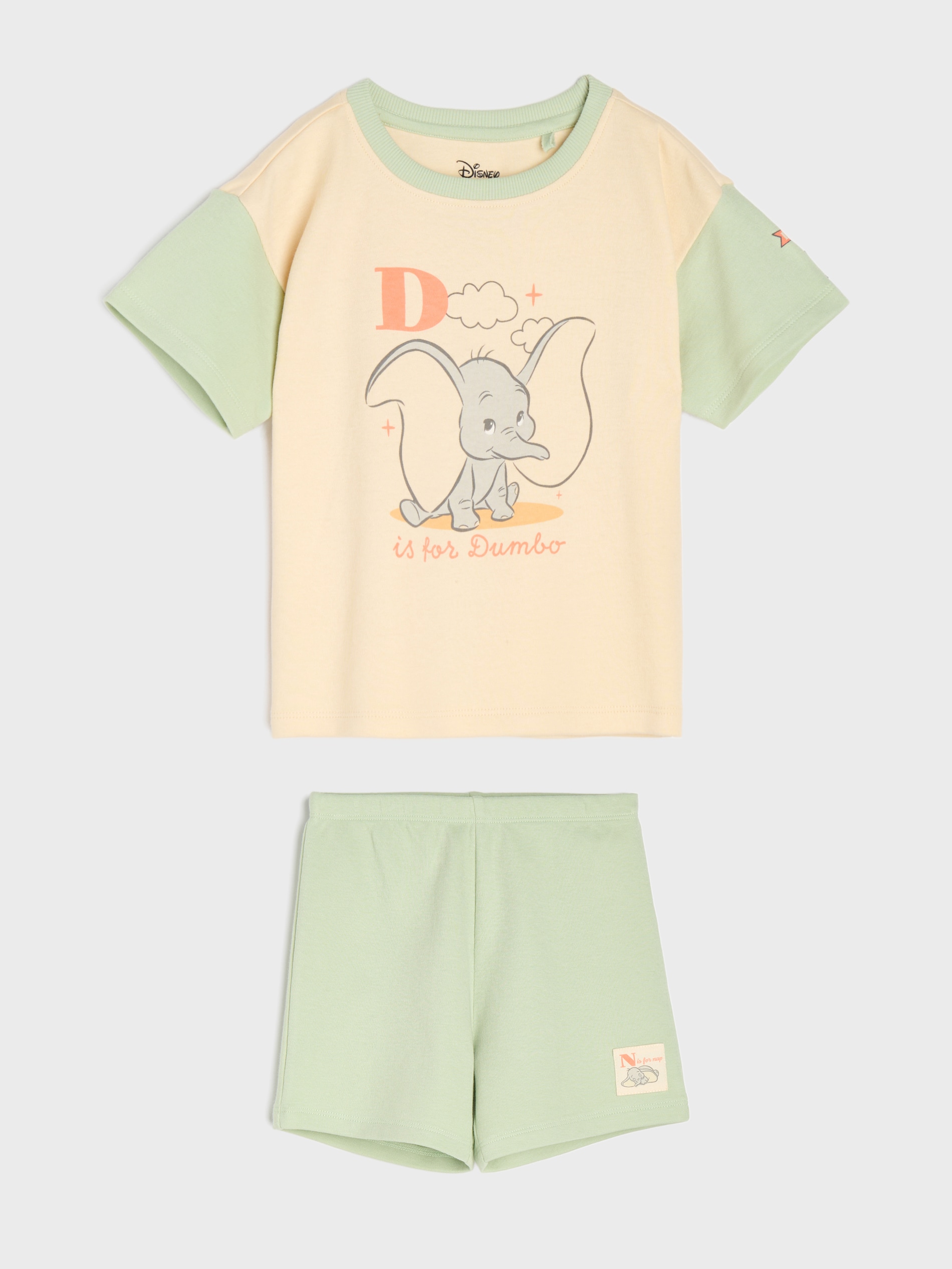Bawełniana piżama dwuczęściowa z nadrukiem Disney