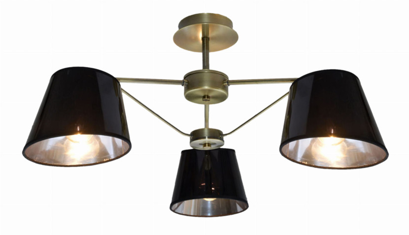 Lampa sufitowa CORTEZ 3x40w e14 patyna