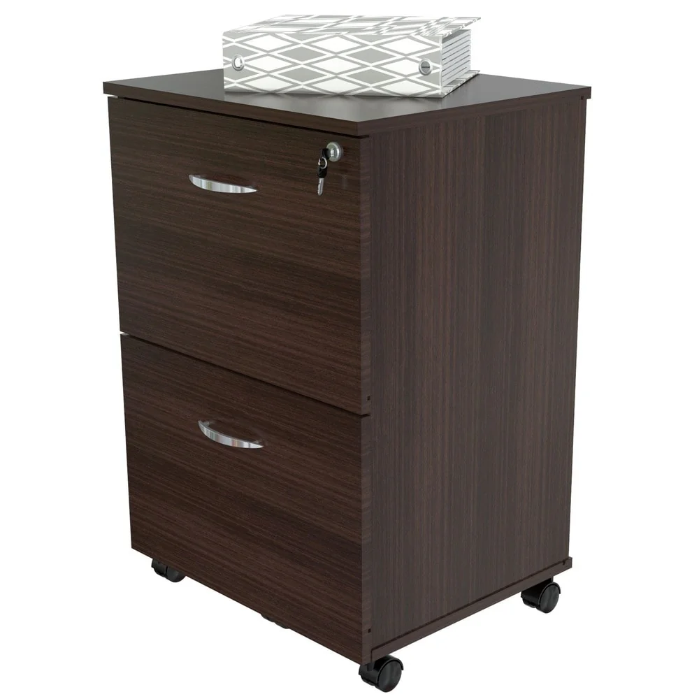 Porch & Den Freemont Mobile 2-drawer Espresso File Cabinet
