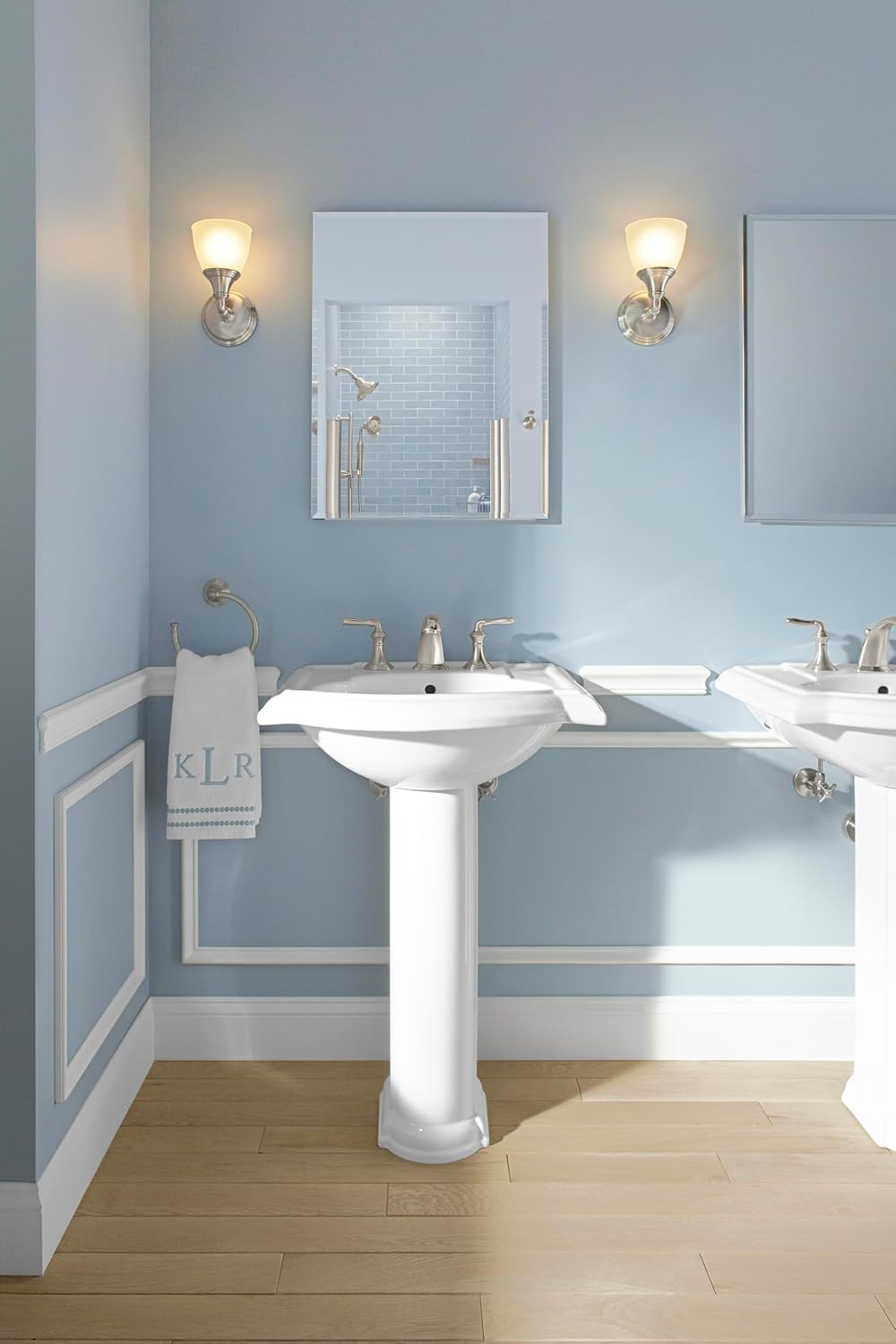 Kohler CB-CLC2026FS Frameless Bathroom Mirror Medicine Cabinet, Single Door, Rectangular Beveled Edge Frame, Bathroom Cabinet Mirror, Adjustable Shelves, 20 in. W x 26 in. H