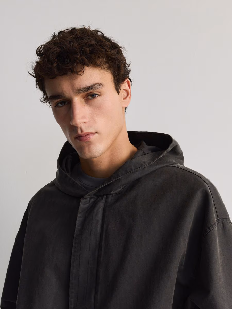 Hooded Bomber Jacket
