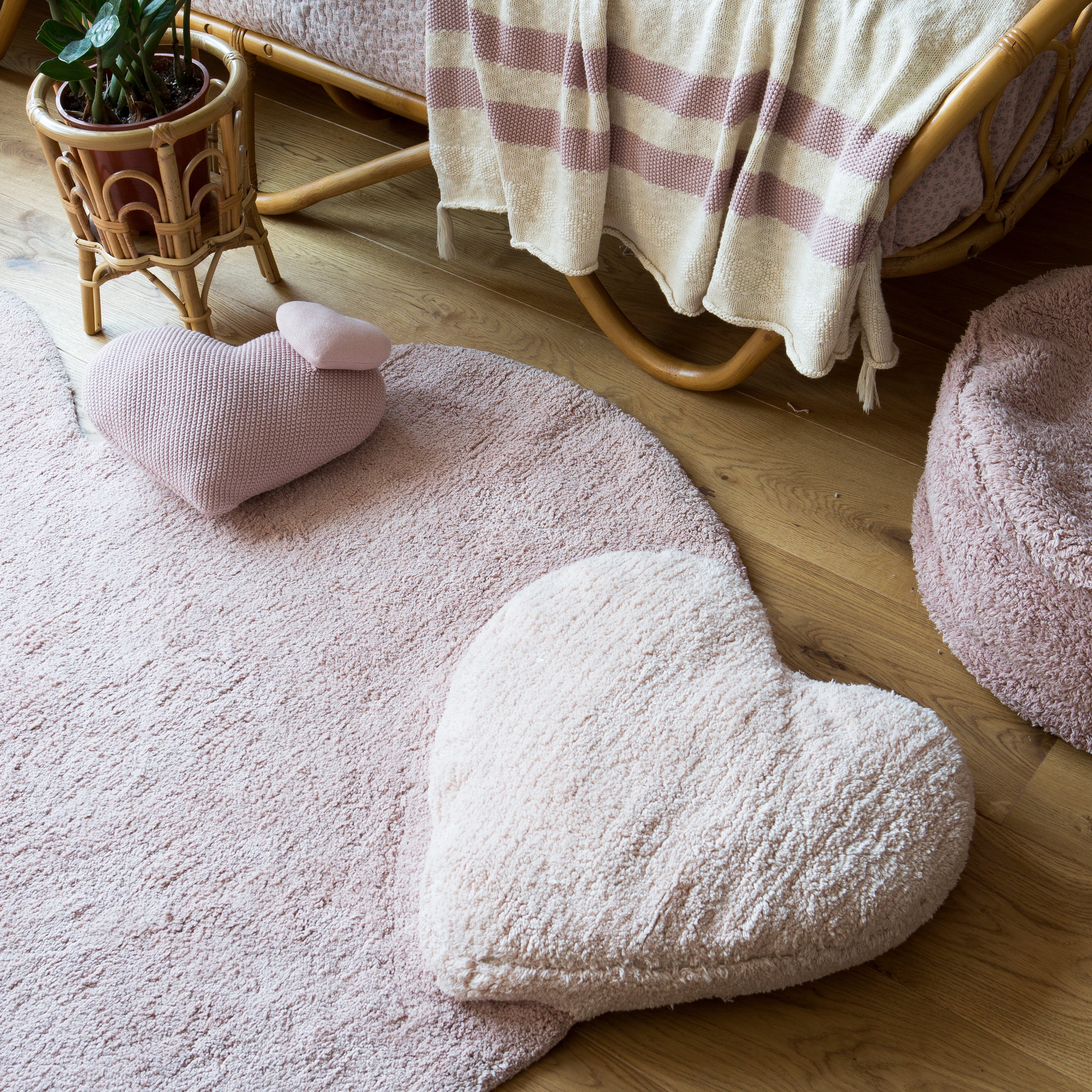 Lorena Canals Puffy Love Vloerkleed 160 x 180 cm - Vintage Nude