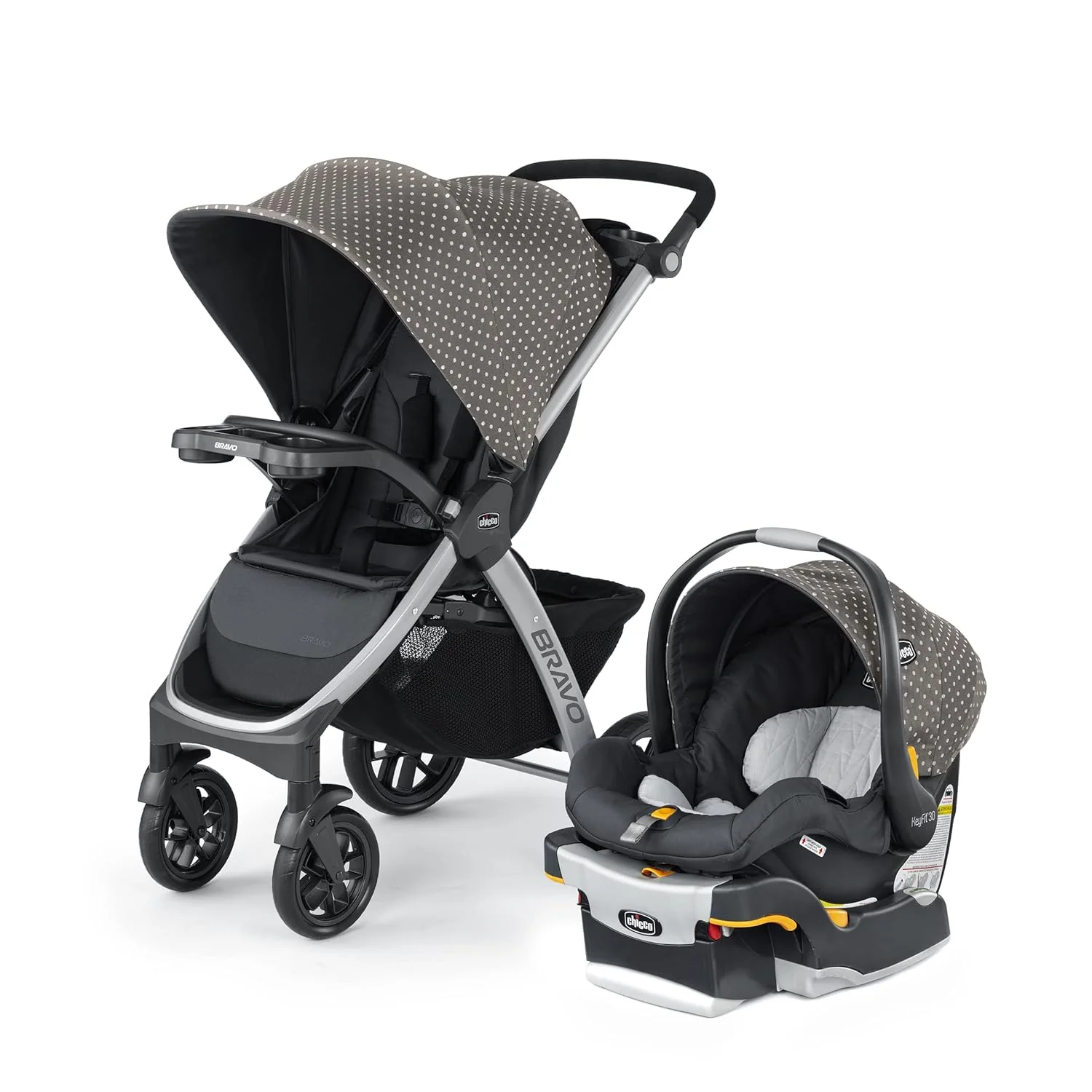 A foldable baby carriage equipped with 35 zip-style long-lasting baby safety seats and a baby carriage set. | Chunsan / Black(Bravo LE/Brooklyn)