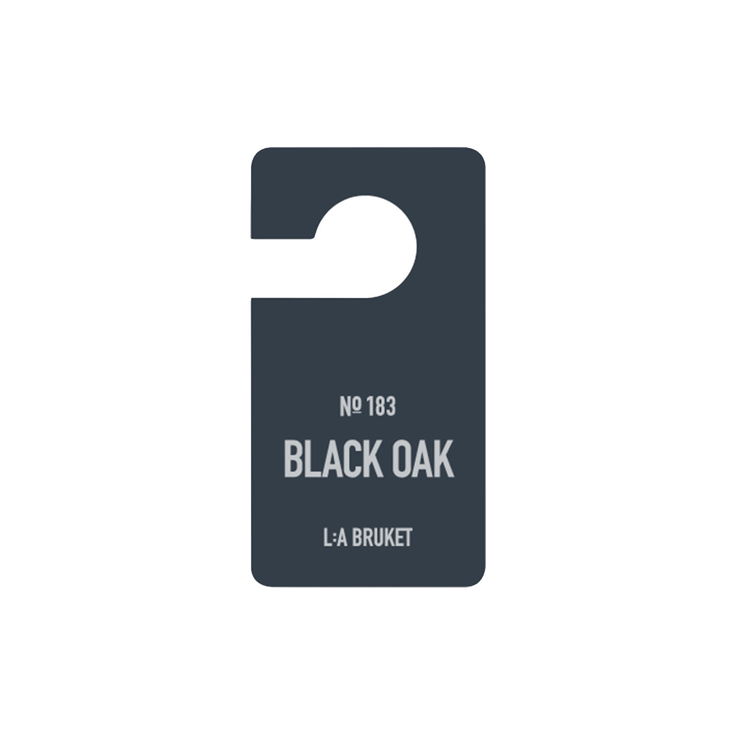 No. 183 Fragrance Tag, black oak