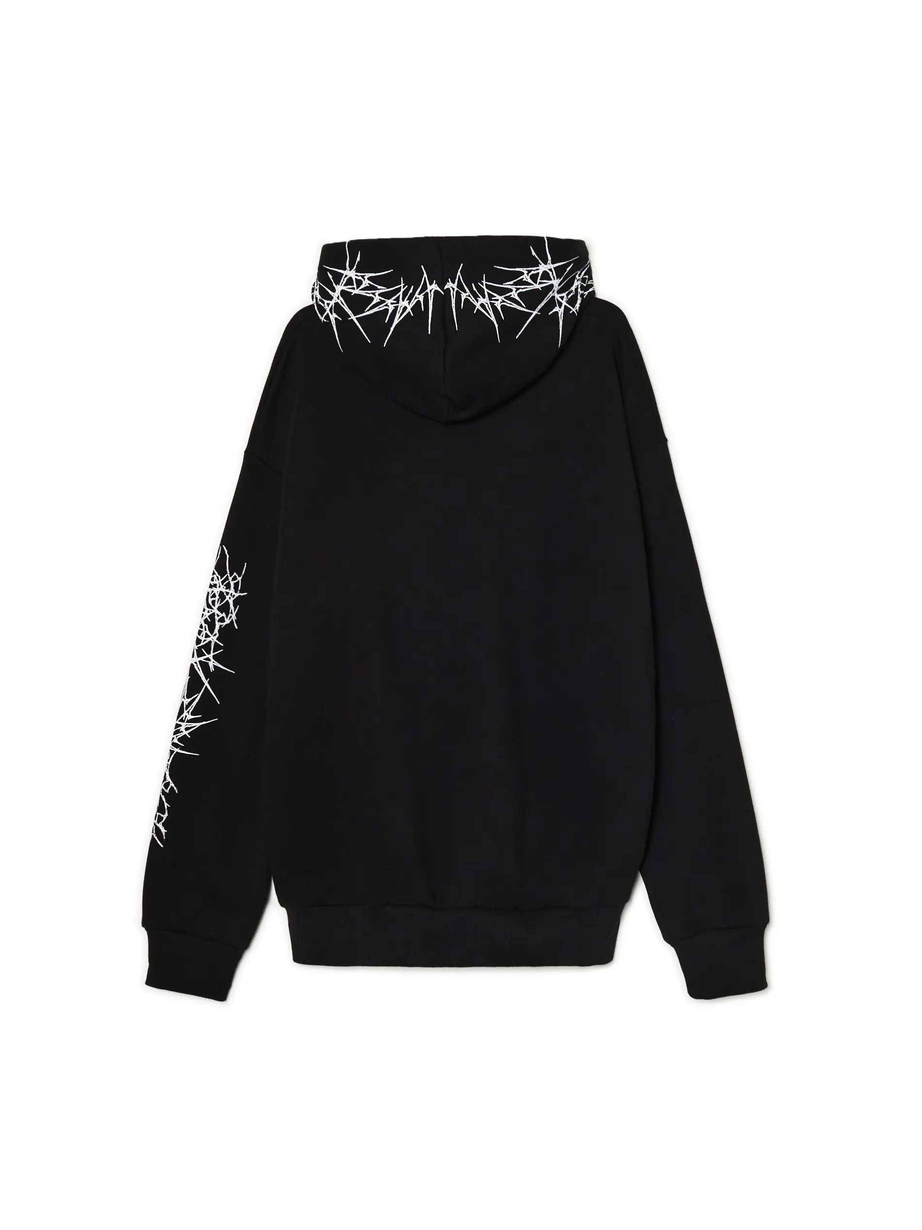 Bluza hoodie z nadrukami i naszywką