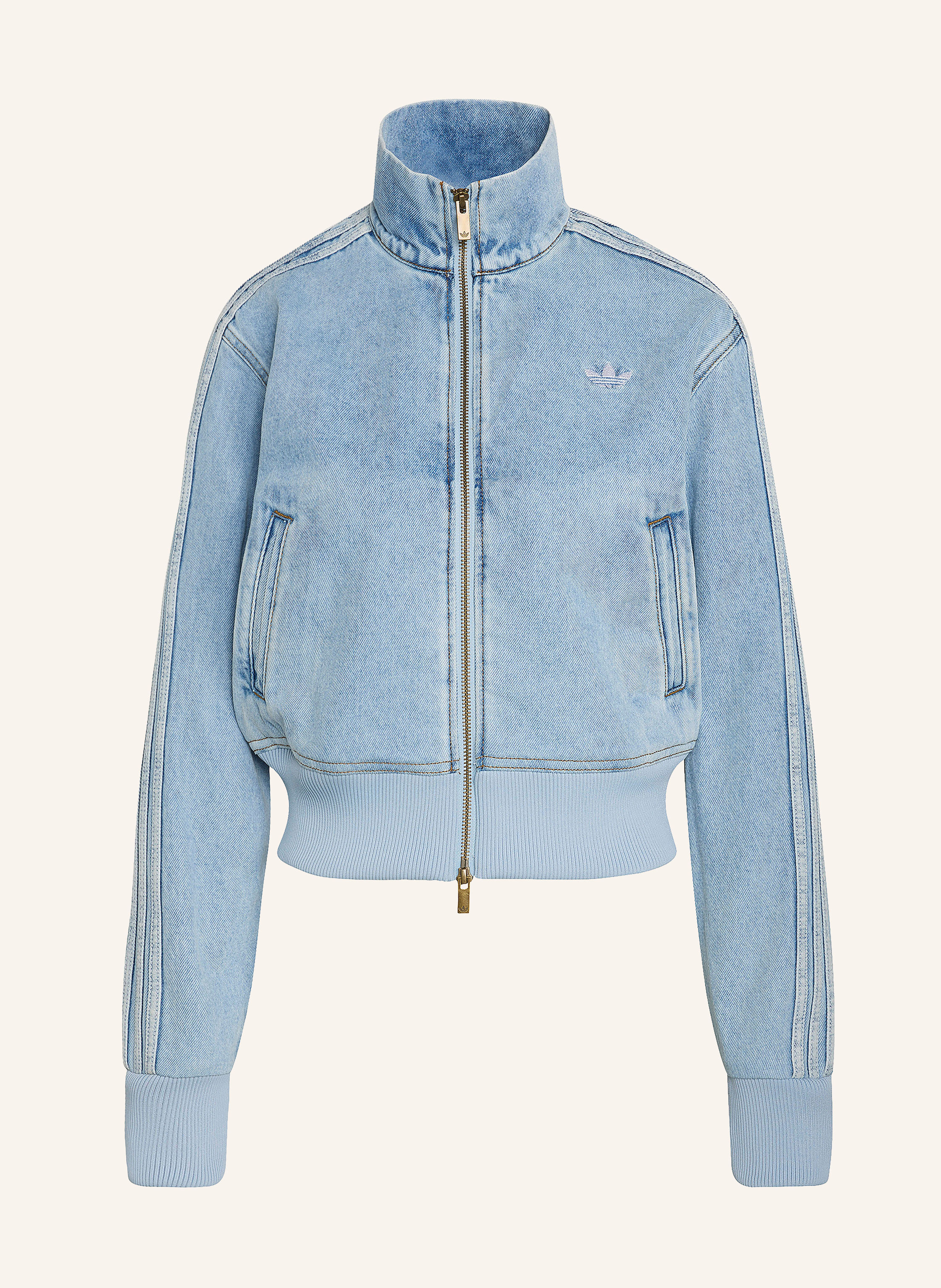 adidas Originals Jeansjacke mit Galonstreifen