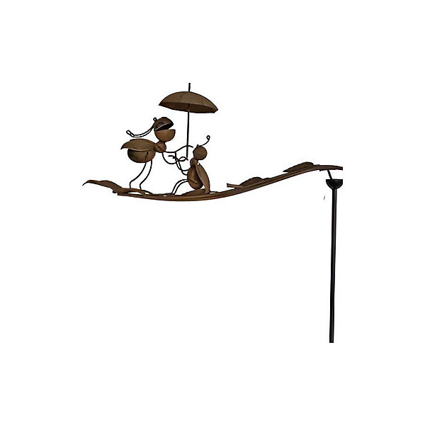 Mobile de jardin en fer 2 fourmis