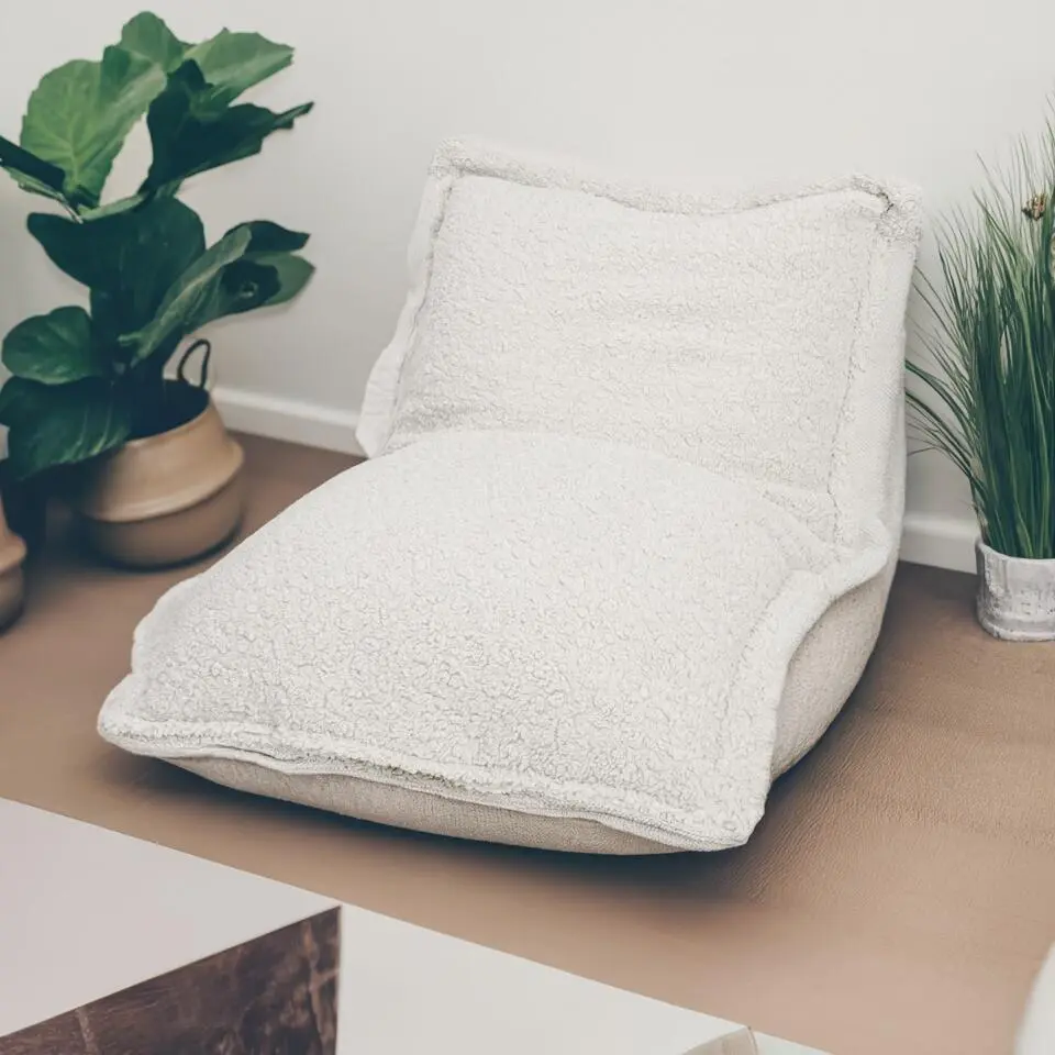 BobbelHome - sfeervolle zitzak / zitkussen - 100 X 150 cm - Teddy