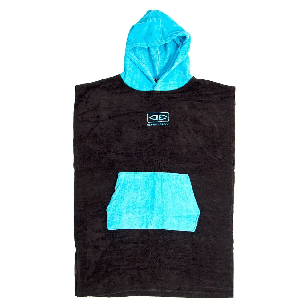 Ocean & Earth Hooded Youth poncho