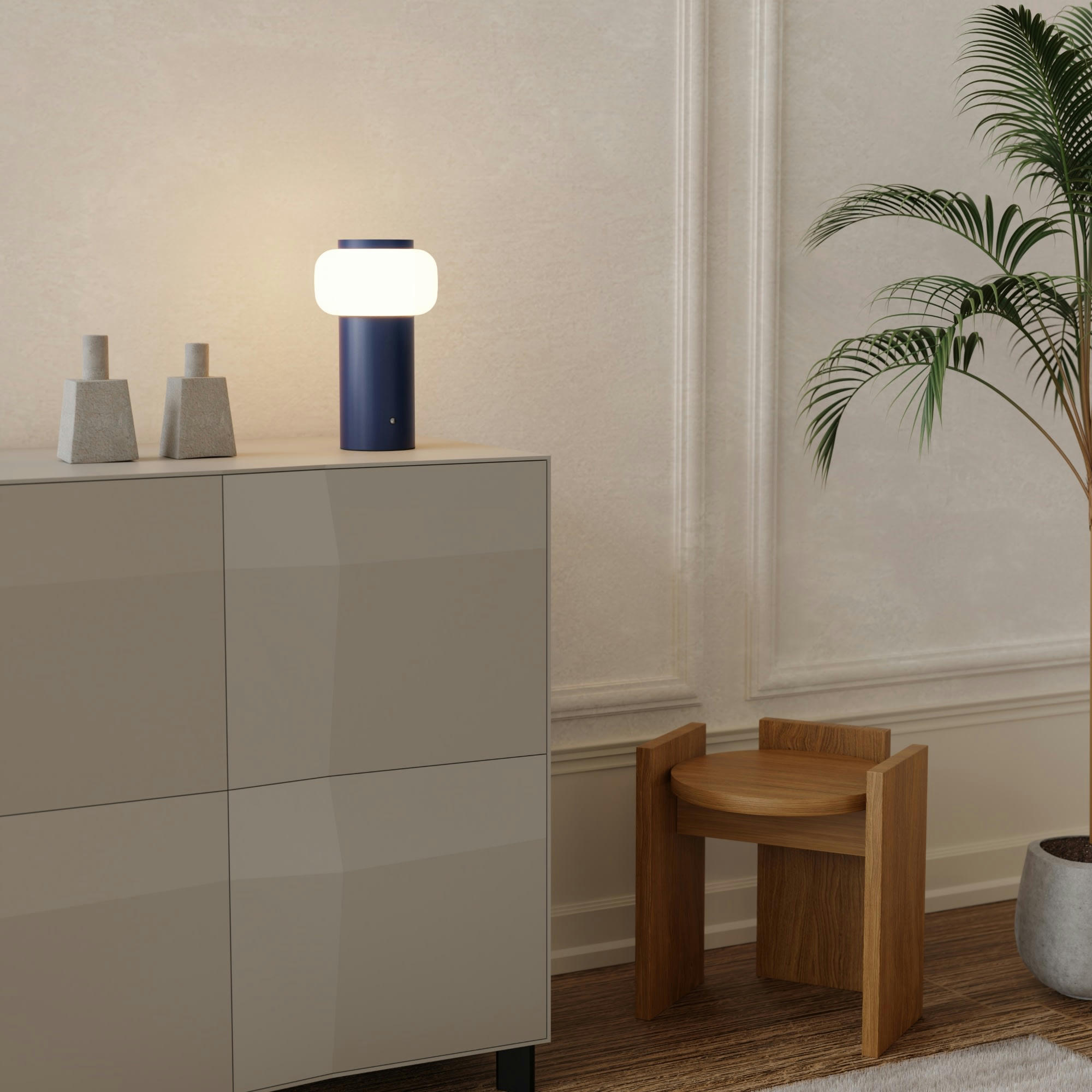 MIMO - Lampe portable à LED bleue pour extérieur