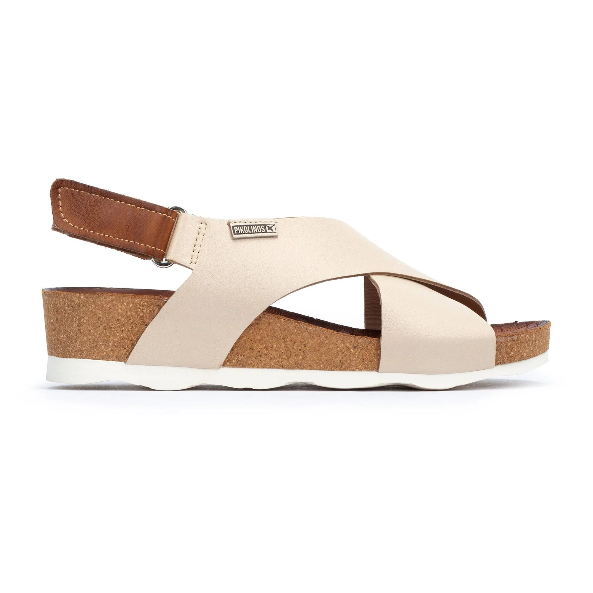 MAHON - Sandalias con cierre adherente y cuña para mujer