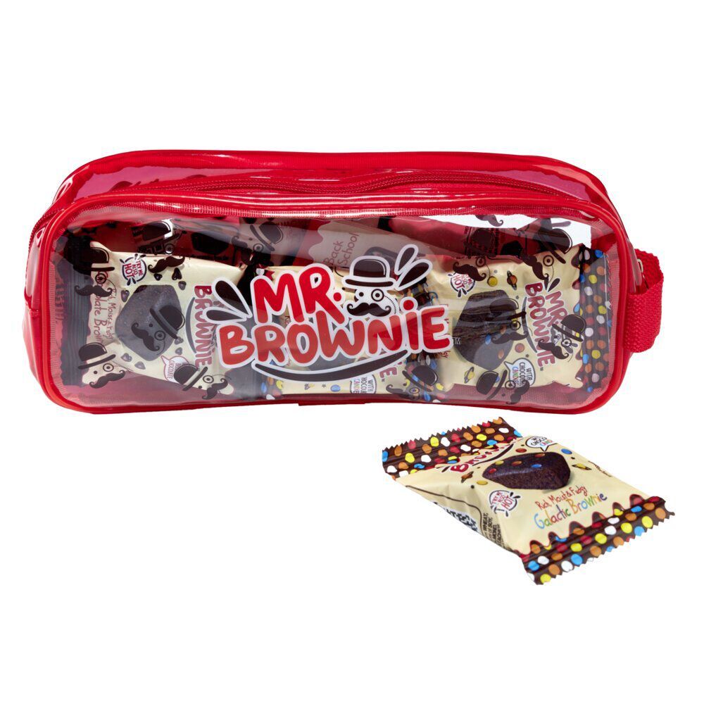 Gâteau Mr Brownie dans trousse Chocolate et Galactic 8 sachets individuels