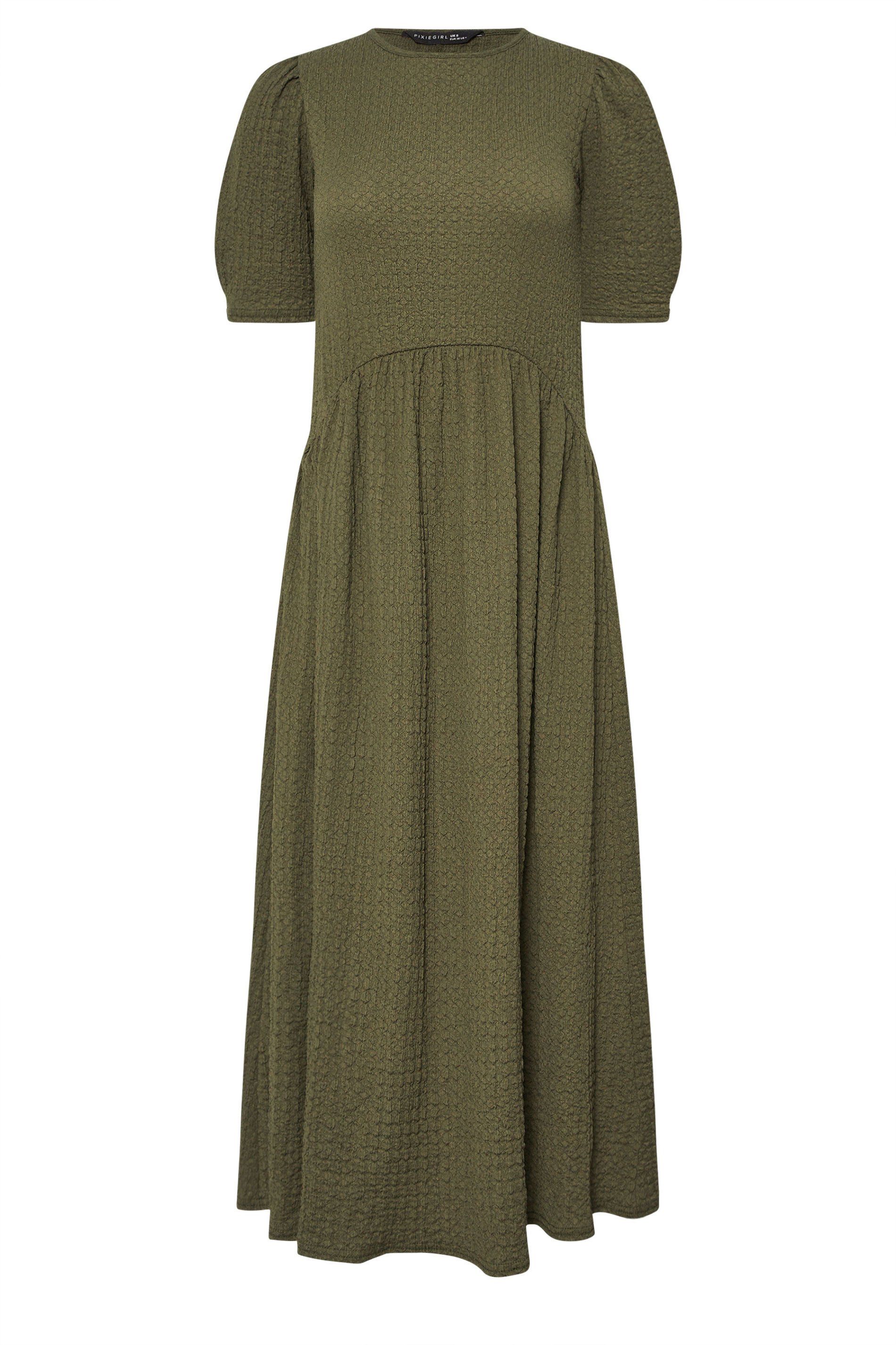 PixieGirl Petite Textured Midi Dress