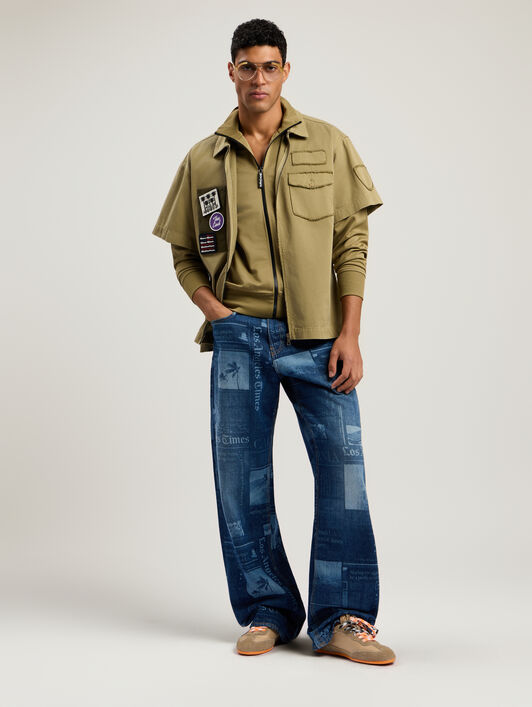 Curved Logo Track Jacket