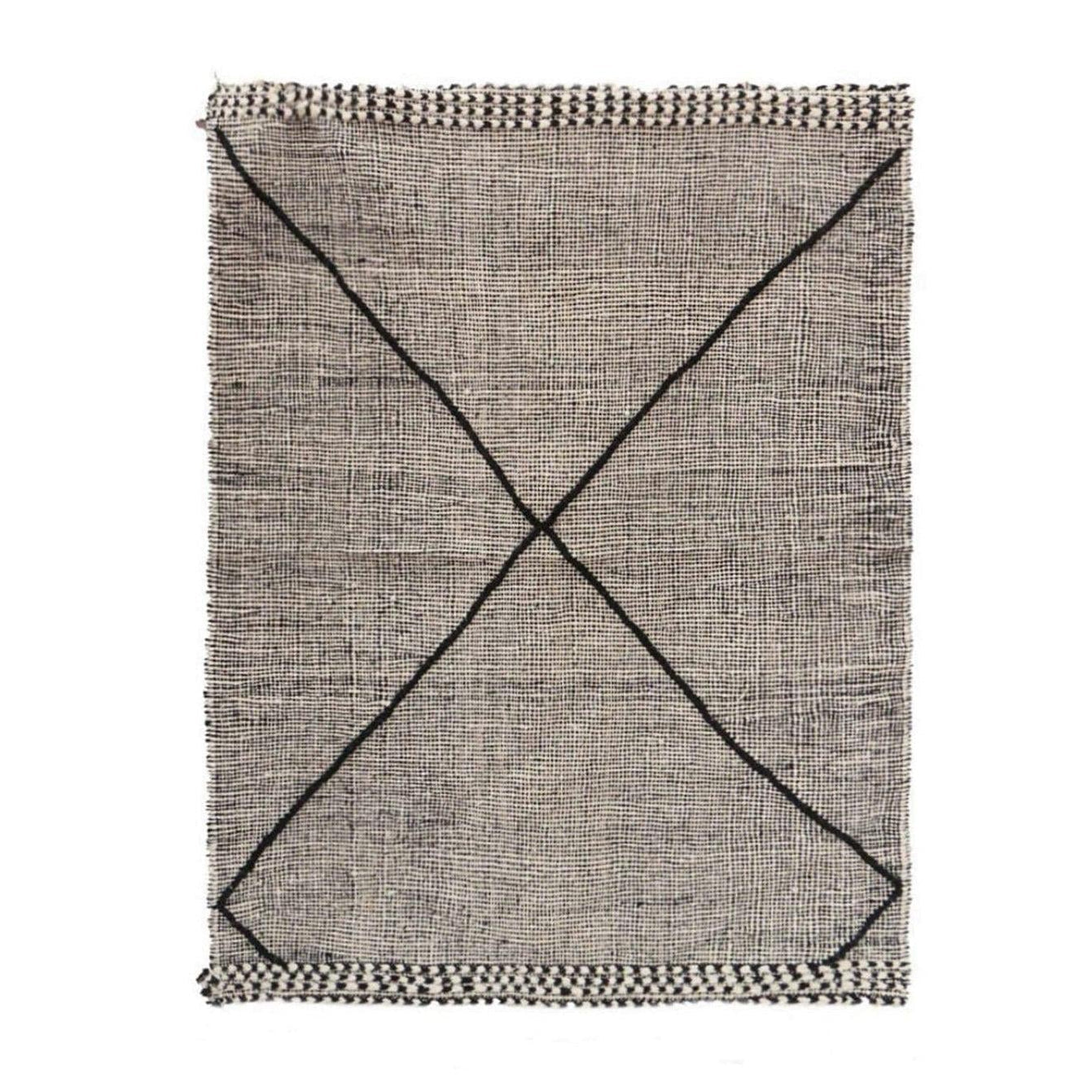 AFK Living vloerkleed Berber - handgemaakt - Wol - 80 cm x 240 cm