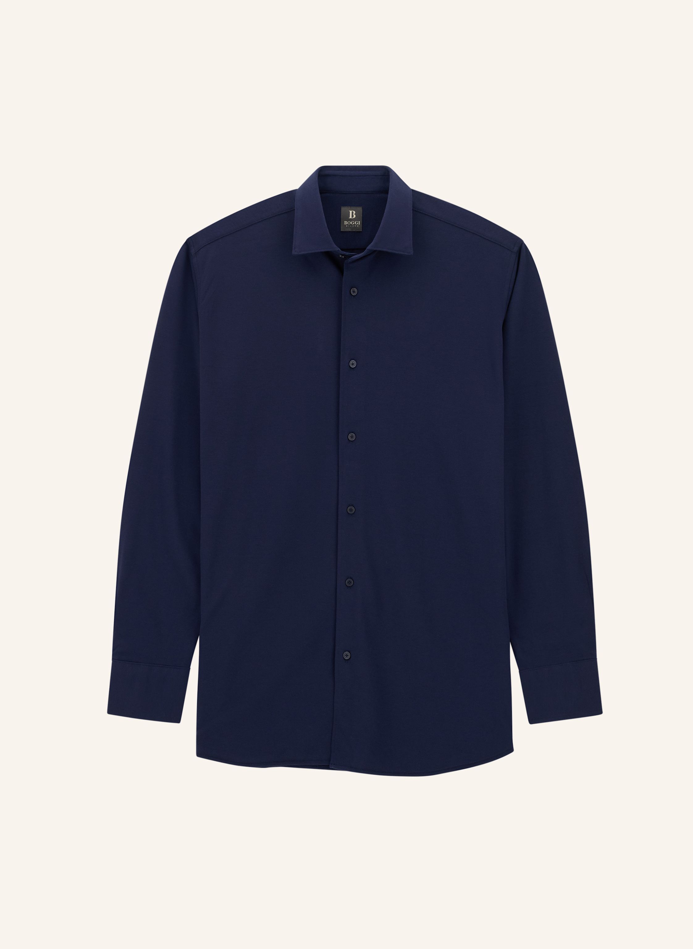 BOGGI MILANO Jerseyhemd Regular Fit