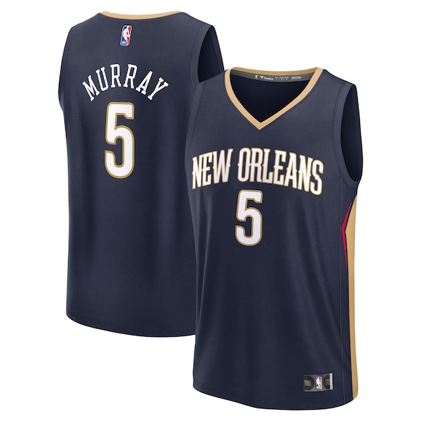 Dejounte Murray New Orleans Pelicans  Fast Break Replica Player Jersey - Icon Edition - Navy