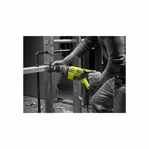 Pack RYOBI Scie sabre électrique RRS1200-K - 1200W - lot de 6 lames universelles - bois et métal - 100/152mm - RAK06RB