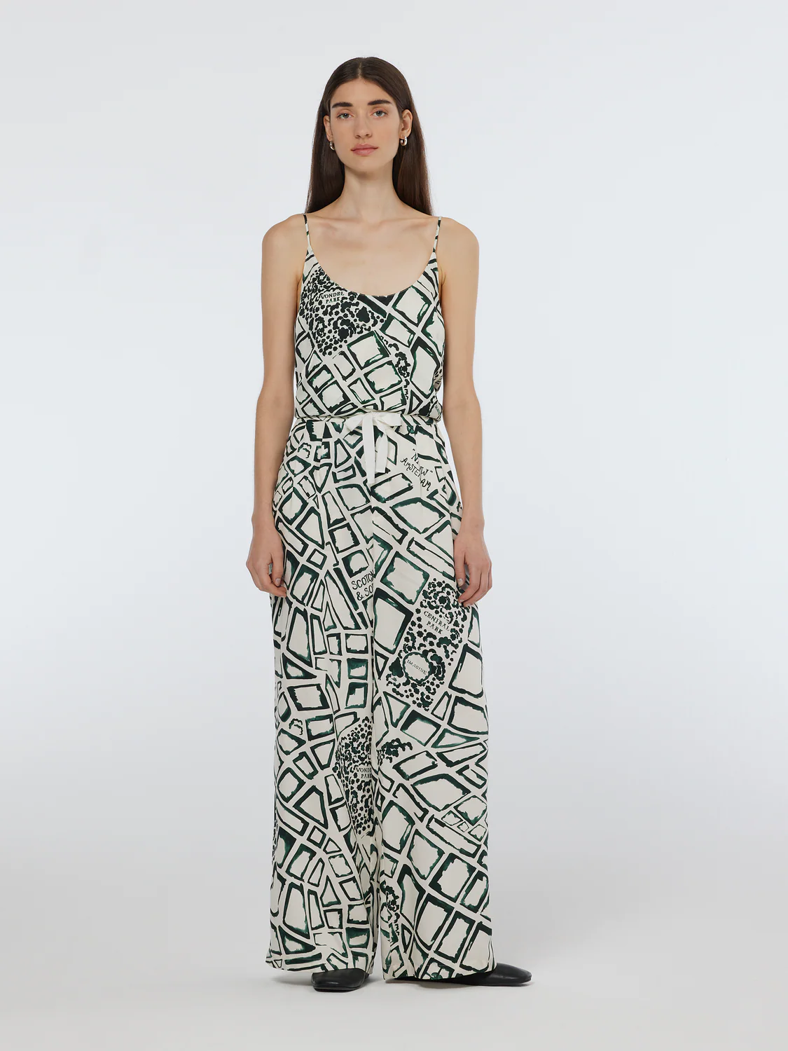 Amsterdam City Jersey Woven Tank Top