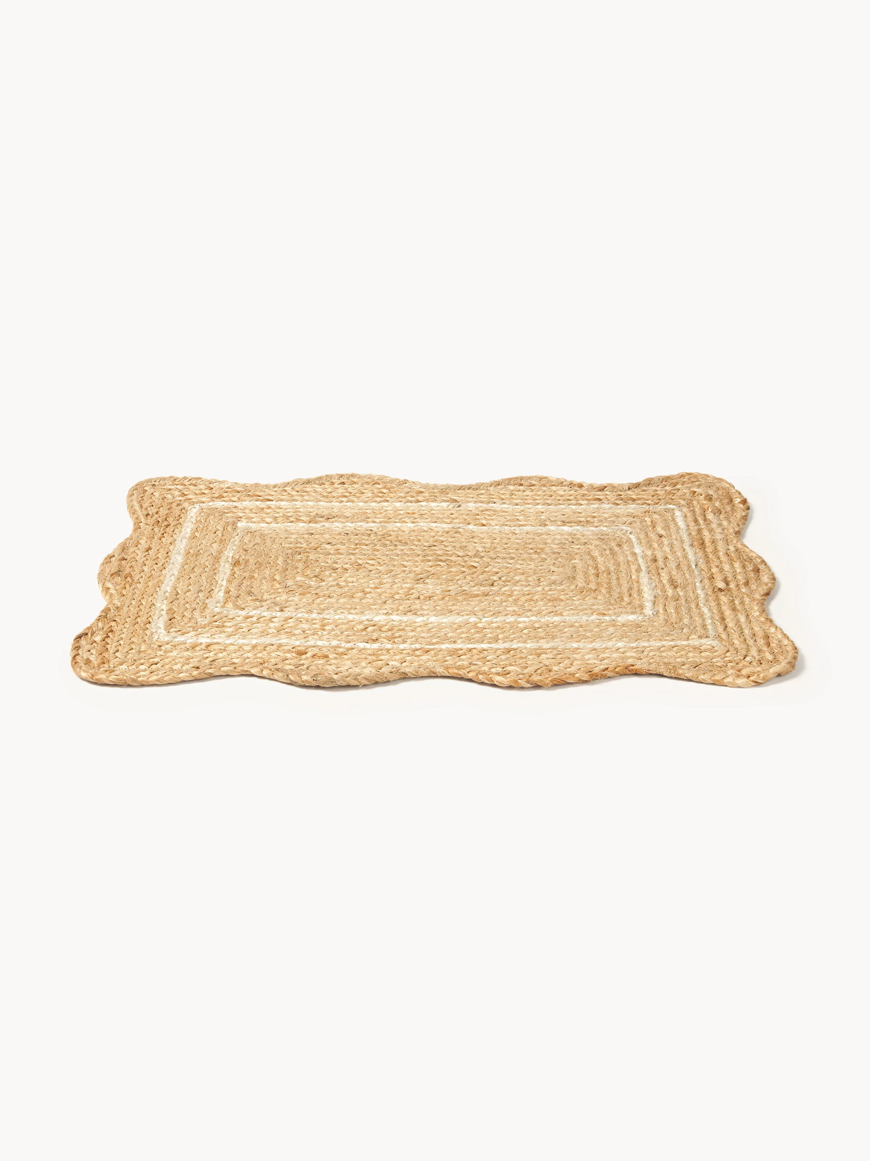 Handgewebte Jute-Fußmatte Fayla