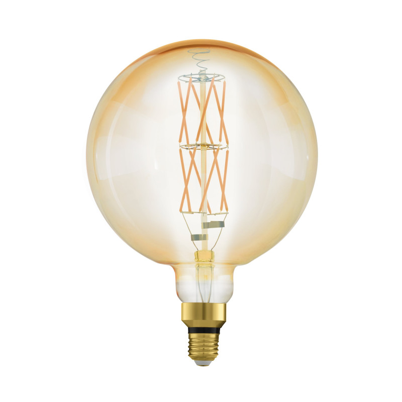 Ampoule à filaments LED G200 ambre blanc chaud E27 8 W EGLO