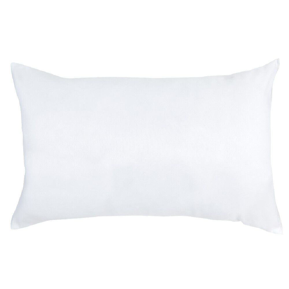 Oreiller moelleux anti acariens polyester blanc 45x70 cm
