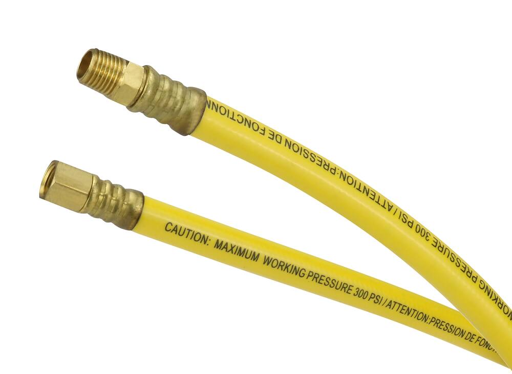 Mastercraft Heavy-Duty PVC Lightweight Air Hose Swivel End, 3/8-in x 2-ft