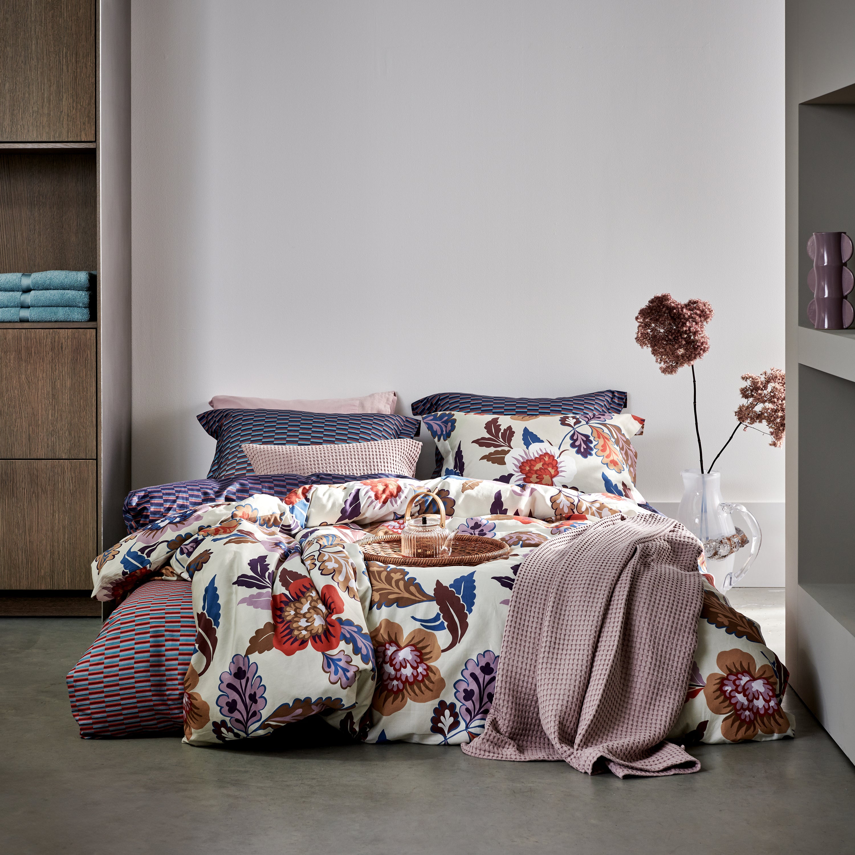 Vandyck Boheme Flower Dekbedovertrek 200 x 200/220 cm