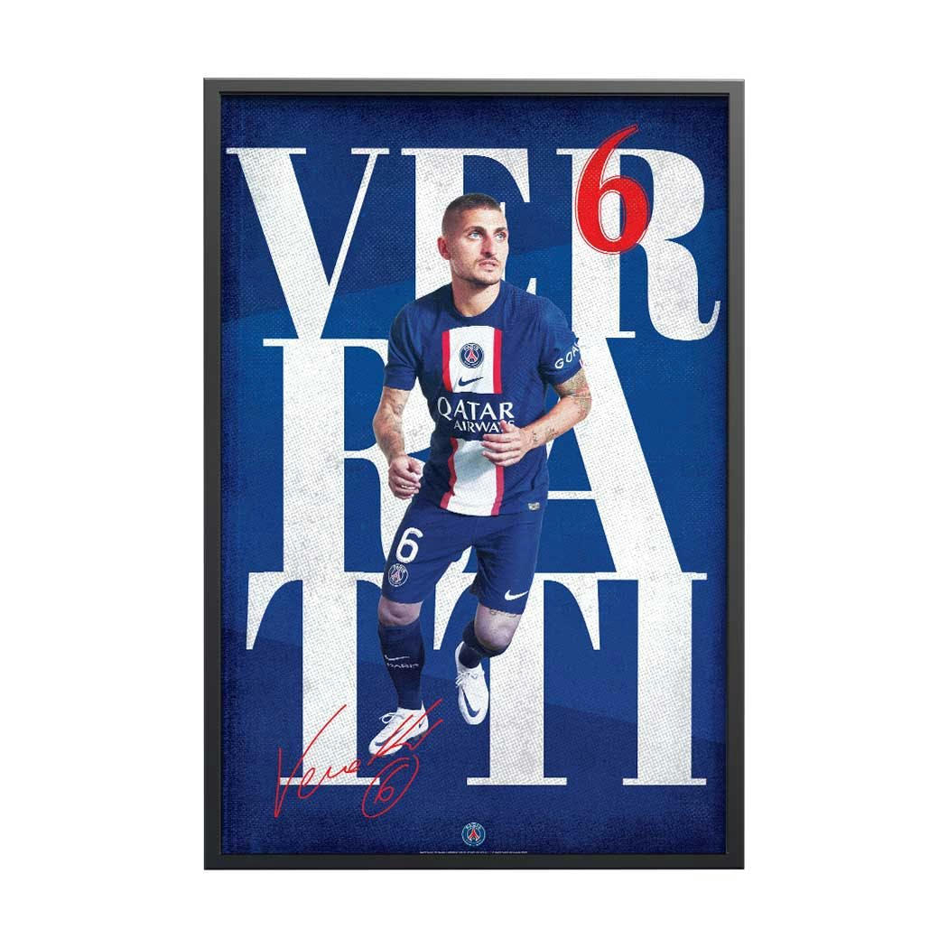 FOOT - Affiche Foot - PSG Street Marco Verratti  40x60cm