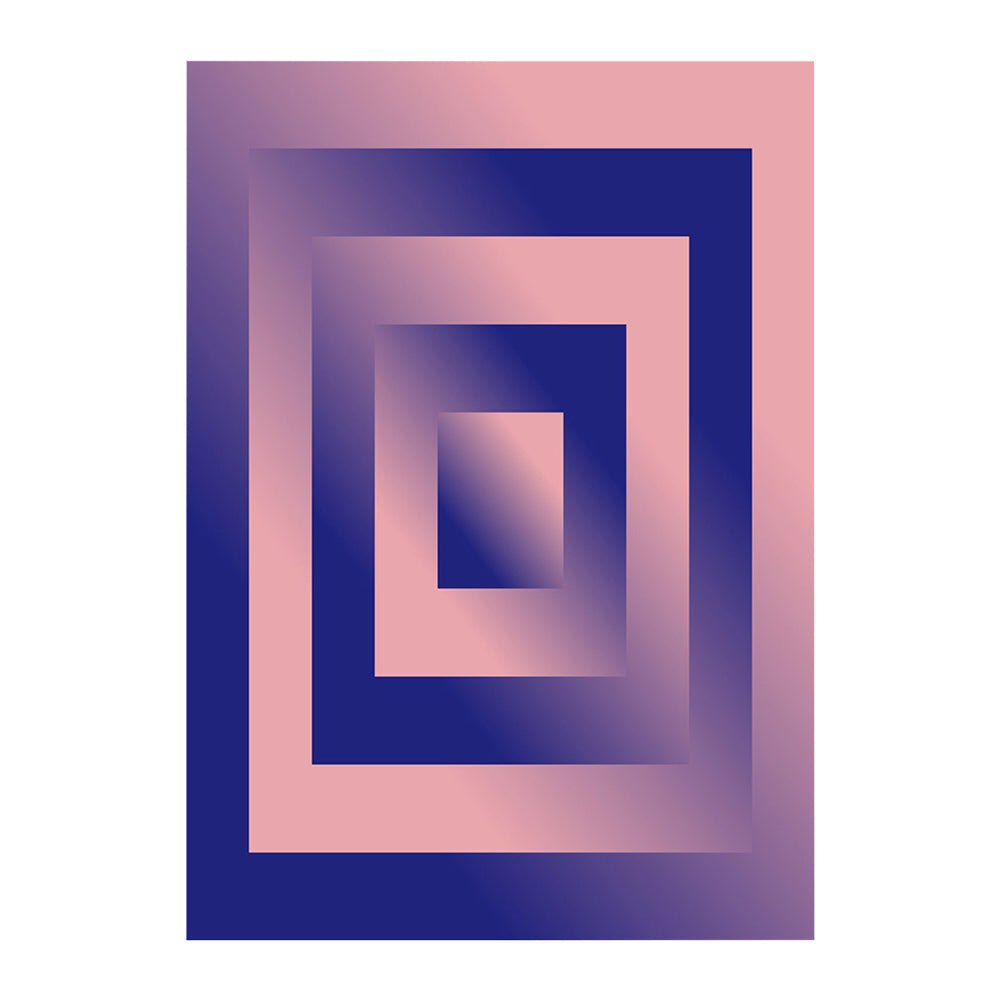 Paper Collective Absorb 06 Poster 50 x 70 cm - Purple / Blue