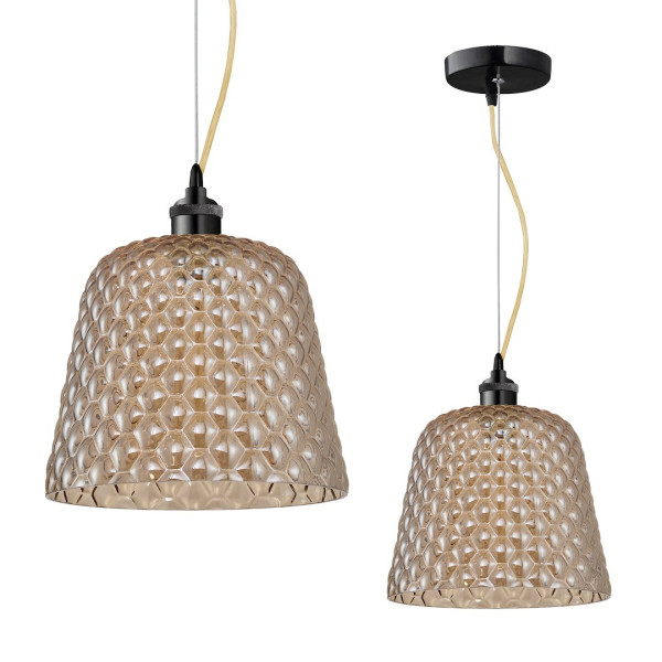 Lampa Wisząca Milagro Rio E27 60W Czarny