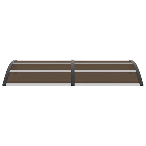 NNEVL Door Canopy Black 200x100 cm PC