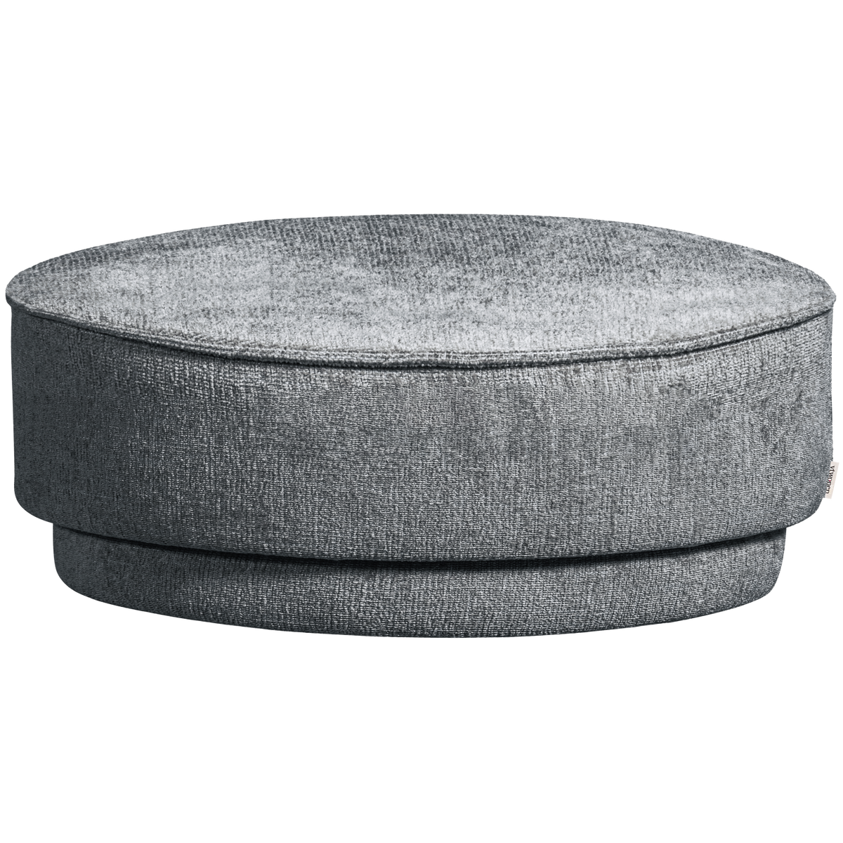 vtwonen poef Pearl - Chenille - Denim Melange - 28xØ80